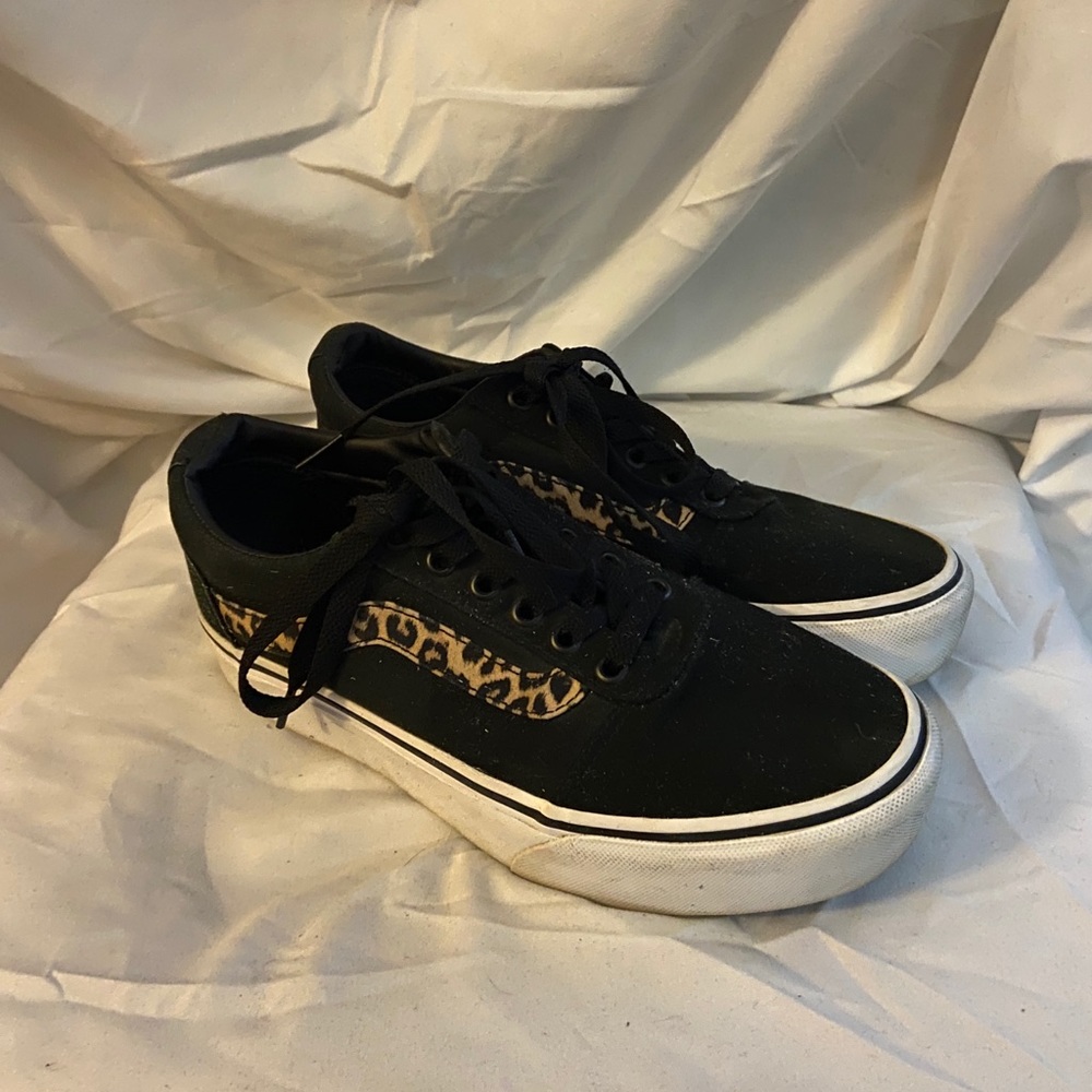 Vans Old Skool Platform Sneaker Cheetah Size 7